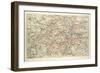 Old Map of London-null-Framed Giclee Print