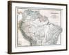 Old Map Of Northern South America-Tektite-Framed Art Print