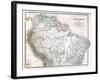 Old Map Of Northern South America-Tektite-Framed Art Print