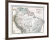 Old Map Of Northern South America-Tektite-Framed Art Print