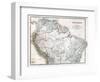 Old Map Of Northern South America-Tektite-Framed Art Print