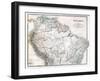 Old Map Of Northern South America-Tektite-Framed Art Print