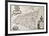 Old Map Of Sicily-marzolino-Framed Art Print