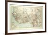 Old Map of South Western Africa-null-Framed Giclee Print