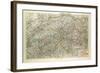 Old Map of Switzerland-null-Framed Giclee Print