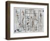 Old Map of the Road from Dartmouth to Minhead in Somerset-Shire-null-Framed Giclee Print