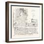 Old Map of the Ward of Cheap About 1750 London-null-Framed Giclee Print