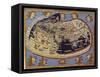 Old Map of the World Ptolemaic World, 1482-null-Framed Stretched Canvas