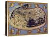 Old Map of the World Ptolemaic World, 1482-null-Stretched Canvas