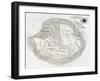 Old Map Of Underworld, Such As Described In The Aeneid Sixth Book-marzolino-Framed Art Print