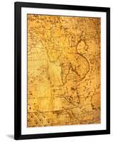 Old Map-VibrantImage-Framed Art Print