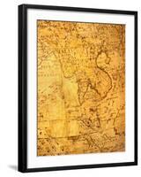 Old Map-VibrantImage-Framed Art Print