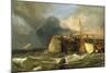 Old Margate Pier-J. M. W. Turner-Mounted Giclee Print
