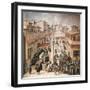 Old Market, 16th Century Work, Preserved in Hall of Wardrobe, Palazzo Vecchio, Florence, Italy-null-Framed Giclee Print