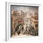 Old Market, 16th Century Work, Preserved in Hall of Wardrobe, Palazzo Vecchio, Florence, Italy-null-Framed Giclee Print