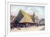 Old Market Hall, Auray-Arthur G. Bell-Framed Premium Giclee Print
