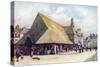 Old Market Hall, Auray-Arthur G. Bell-Stretched Canvas