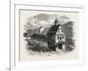 Old Market House at Philadelphia, USA, 1870s-null-Framed Giclee Print