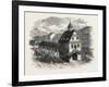 Old Market House at Philadelphia, USA, 1870s-null-Framed Giclee Print