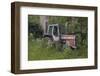 Old Massey Ferguson 698T Tractor Outside Farm Building, Norfolk, UK, June 2014-Ernie Janes-Framed Photographic Print