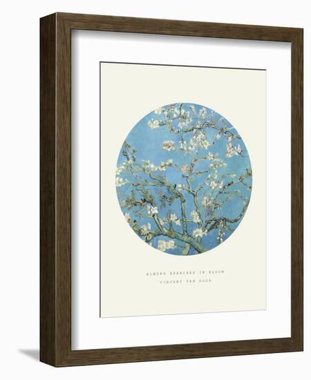 Old Masters, New Circles: Almond Branches in Bloom, San Remy, c.1890-Vincent van Gogh-Framed Art Print