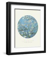 Old Masters, New Circles: Almond Branches in Bloom, San Remy, c.1890-Vincent van Gogh-Framed Art Print