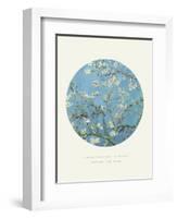 Old Masters, New Circles: Almond Branches in Bloom, San Remy, c.1890-Vincent van Gogh-Framed Art Print