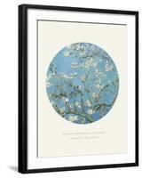 Old Masters, New Circles: Almond Branches in Bloom, San Remy, c.1890-Vincent van Gogh-Framed Art Print