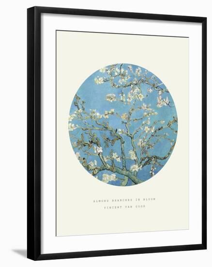 Old Masters, New Circles: Almond Branches in Bloom, San Remy, c.1890-Vincent van Gogh-Framed Art Print