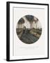 Old Masters, New Circles: Landscape with Woman and Child-Vincent van Gogh-Framed Giclee Print