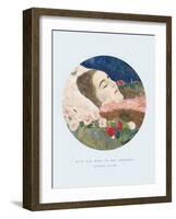 Old Masters, New Circles: Miss Ria Munk on her Deathbed-Gustav Klimt-Framed Giclee Print