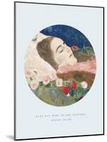 Old Masters, New Circles: Miss Ria Munk on her Deathbed-Gustav Klimt-Mounted Giclee Print