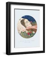 Old Masters, New Circles: Miss Ria Munk on her Deathbed-Gustav Klimt-Framed Premium Giclee Print