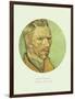 Old Masters, New Circles: Self Portrait-Vincent van Gogh-Framed Giclee Print