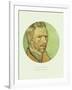 Old Masters, New Circles: Self Portrait-Vincent van Gogh-Framed Giclee Print