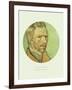 Old Masters, New Circles: Self Portrait-Vincent van Gogh-Framed Giclee Print