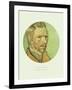 Old Masters, New Circles: Self Portrait-Vincent van Gogh-Framed Giclee Print