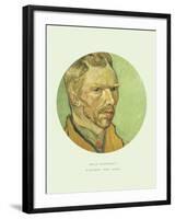 Old Masters, New Circles: Self Portrait-Vincent van Gogh-Framed Giclee Print