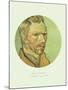 Old Masters, New Circles: Self Portrait-Vincent van Gogh-Mounted Giclee Print