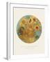 Old Masters, New Circles: Sunflowers, c.1889-Vincent van Gogh-Framed Art Print