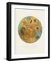 Old Masters, New Circles: Sunflowers, c.1889-Vincent van Gogh-Framed Art Print