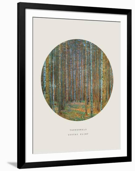 Old Masters, New Circles: Tannenwald (Pine Forest), c.1902-Gustav Klimt-Framed Art Print