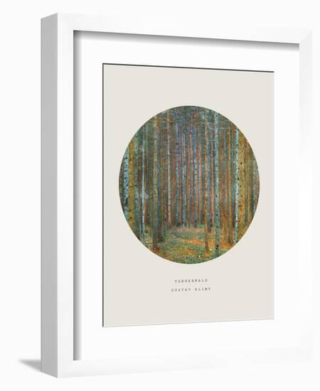 Old Masters, New Circles: Tannenwald (Pine Forest), c.1902-Gustav Klimt-Framed Art Print