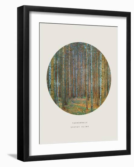 Old Masters, New Circles: Tannenwald (Pine Forest), c.1902-Gustav Klimt-Framed Art Print