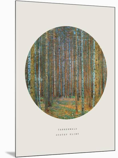 Old Masters, New Circles: Tannenwald (Pine Forest), c.1902-Gustav Klimt-Mounted Art Print