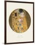 Old Masters, New Circles: The Kiss, c.1907-Gustav Klimt-Framed Art Print