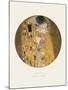 Old Masters, New Circles: The Kiss, c.1907-Gustav Klimt-Mounted Art Print