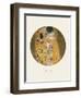 Old Masters, New Circles: The Kiss, c.1907-Gustav Klimt-Framed Art Print