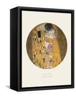 Old Masters, New Circles: The Kiss, c.1907-Gustav Klimt-Framed Stretched Canvas