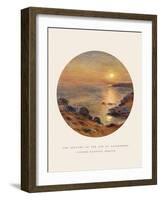 Old Masters, New Circles: The Setting of the Sun at Douarnenez-Pierre-Auguste Renoir-Framed Giclee Print